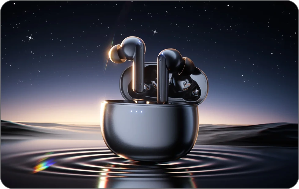 Generated earbud product visual